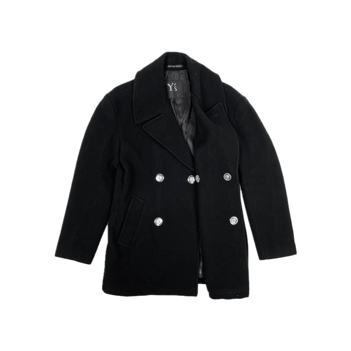 요지 야마모토 와이즈 울 피코트  상품이미지2