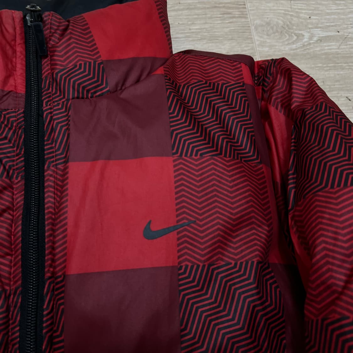 나이키 덕다운 리버시블 스탠드넥 푸퍼패딩 점퍼 [레드] M/95 상품이미지8