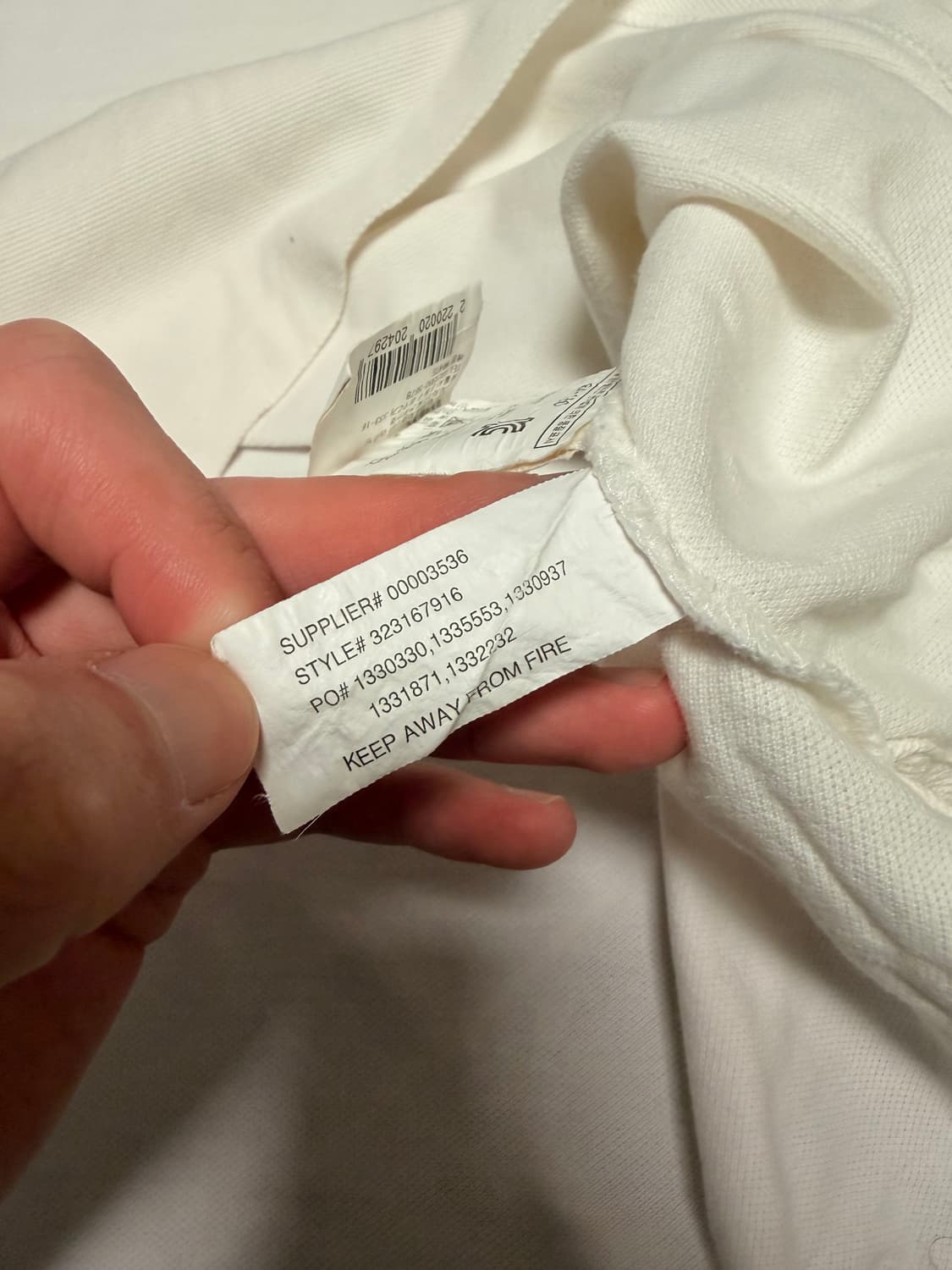 폴로 빅포니 긴팔 럭비티 화이트 상품이미지7