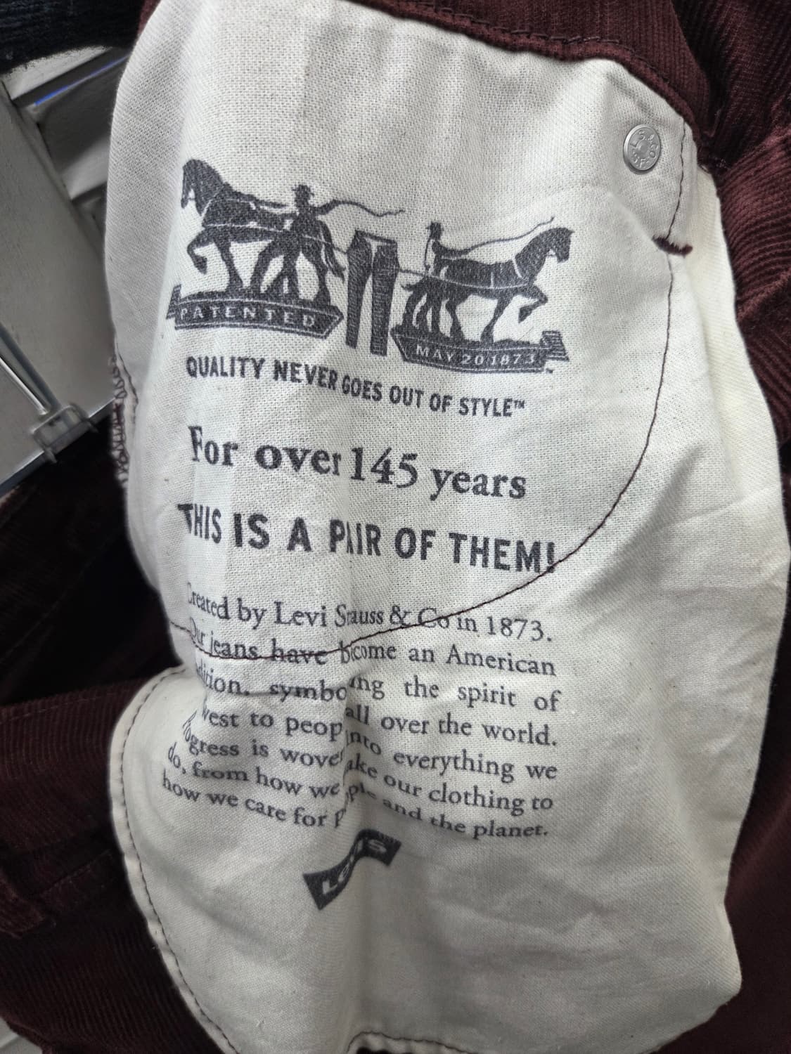 리바이스 502 코듀로이 팬츠 상품이미지8