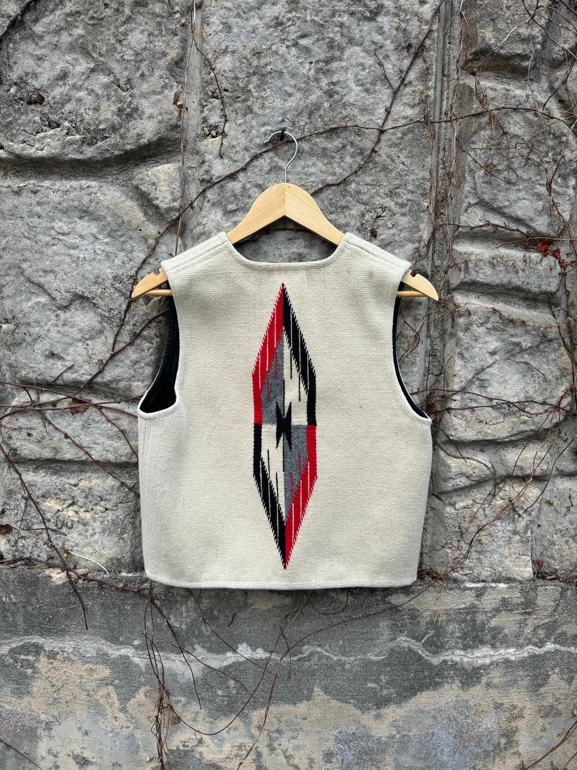 센티넬라 나바호 네이티브 패턴 웨스턴 오르테가 치마요 베스트 조끼 상품이미지2