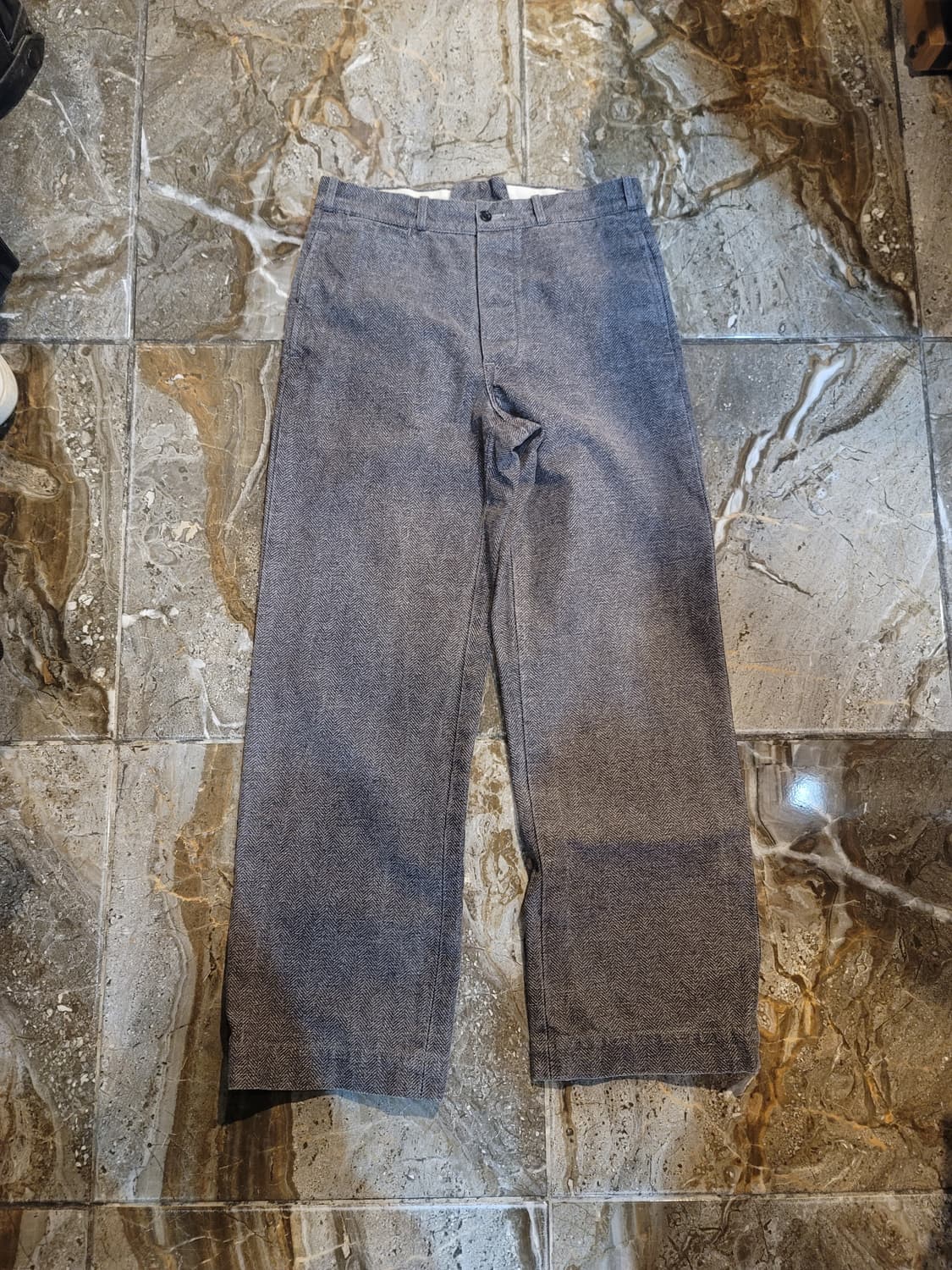 웨어하우스 헤링본 헤비코튼 팬츠  상품이미지1