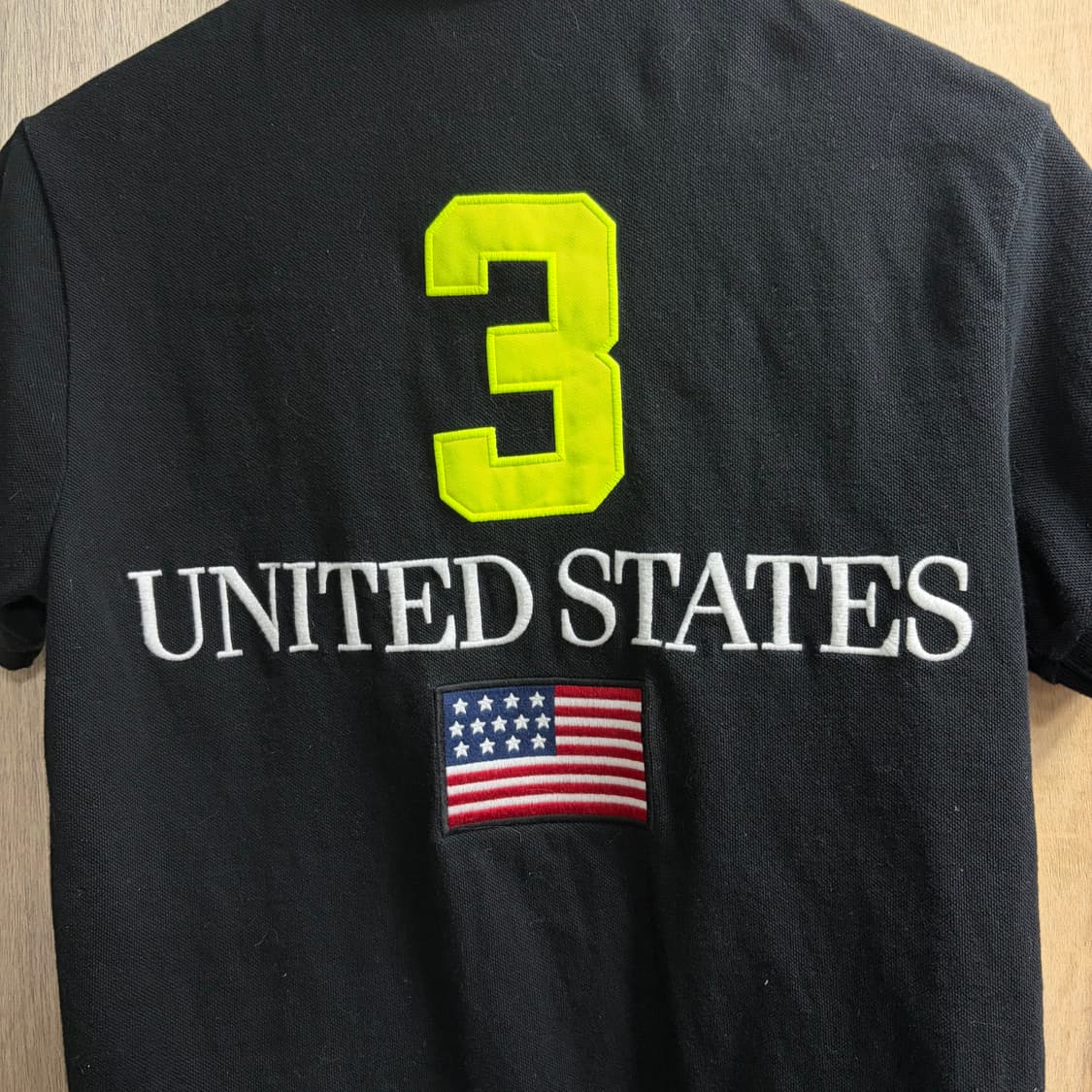 폴로 빅포니 치프키프 USA 블랙 형광 반팔 카라 티셔츠 S 상품이미지8