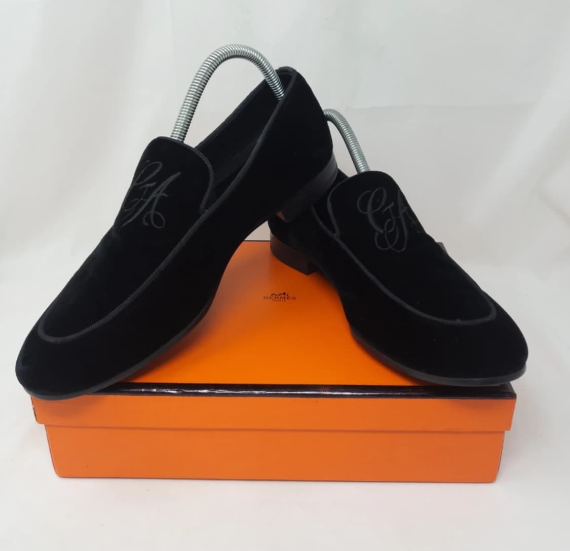 조르지오 아르마니 벨벳 로퍼 250mm 상품이미지4