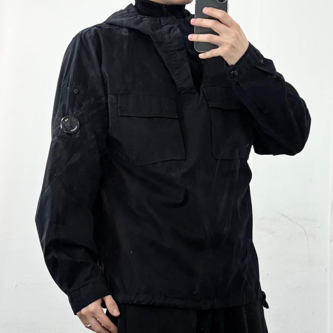 CP 컴퍼니 코튼 후드 렌즈 아노락 자켓 상품이미지2