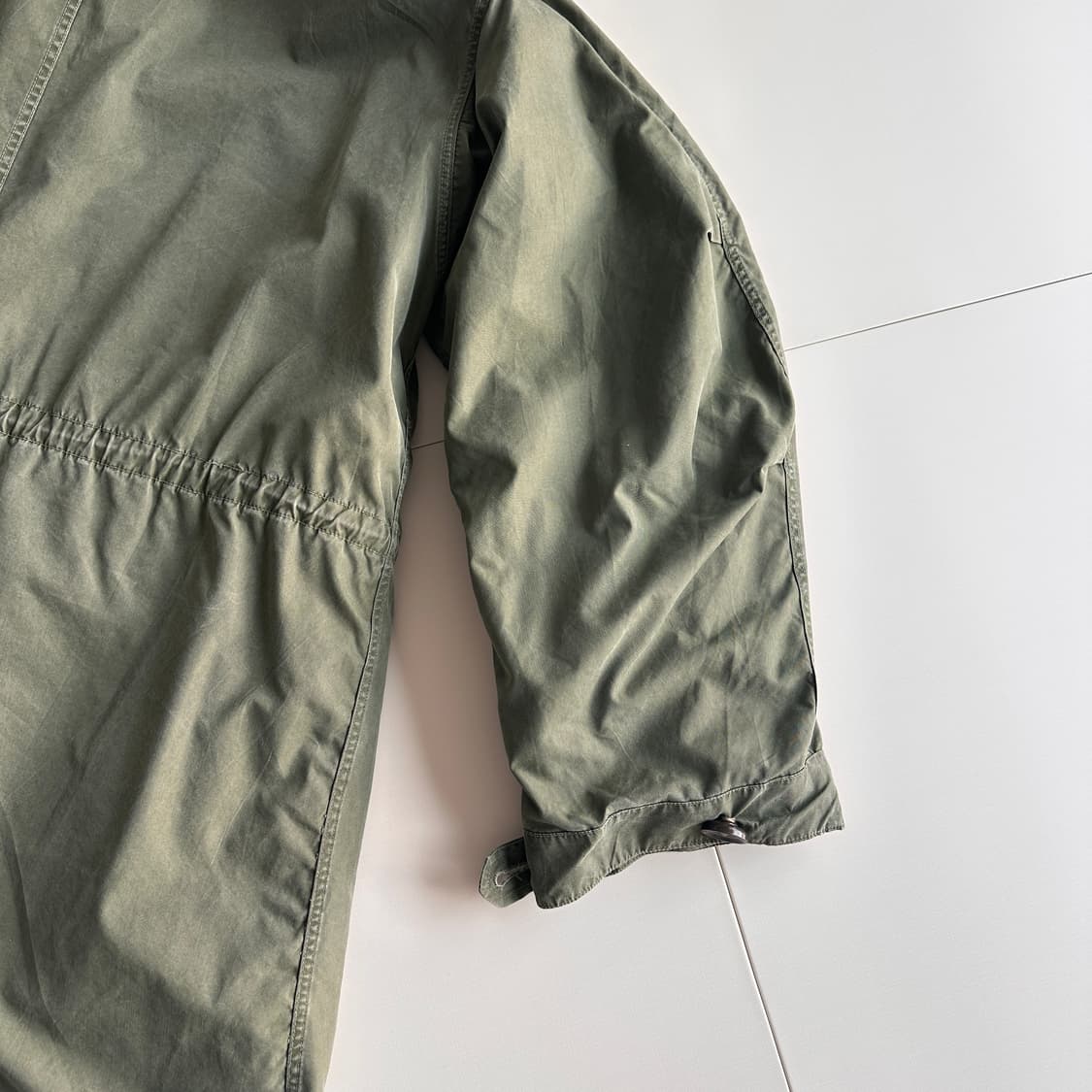 50s 미군 M-51 피쉬테일 파카 쉘+울파일 라이너 M 크라운지퍼 상품이미지9