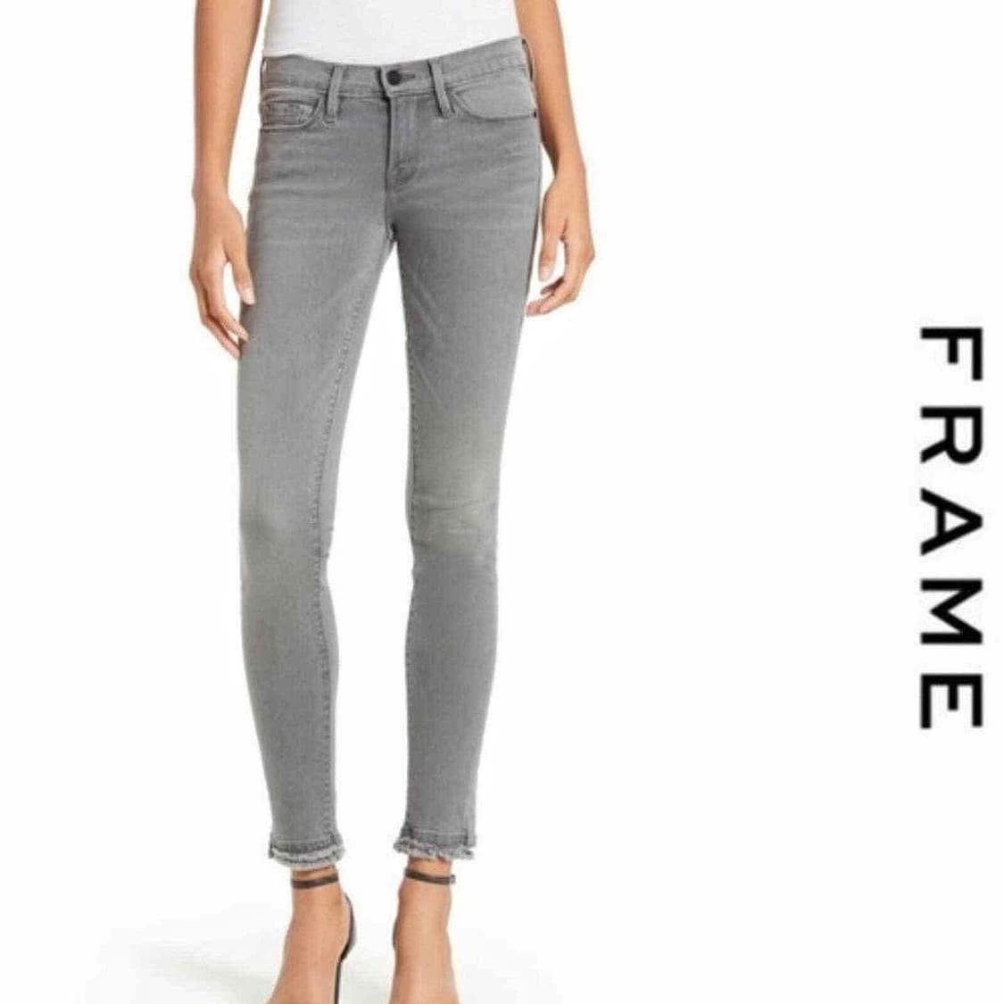 프레임 그레이 워싱 스키니 진 (26) 상품이미지1