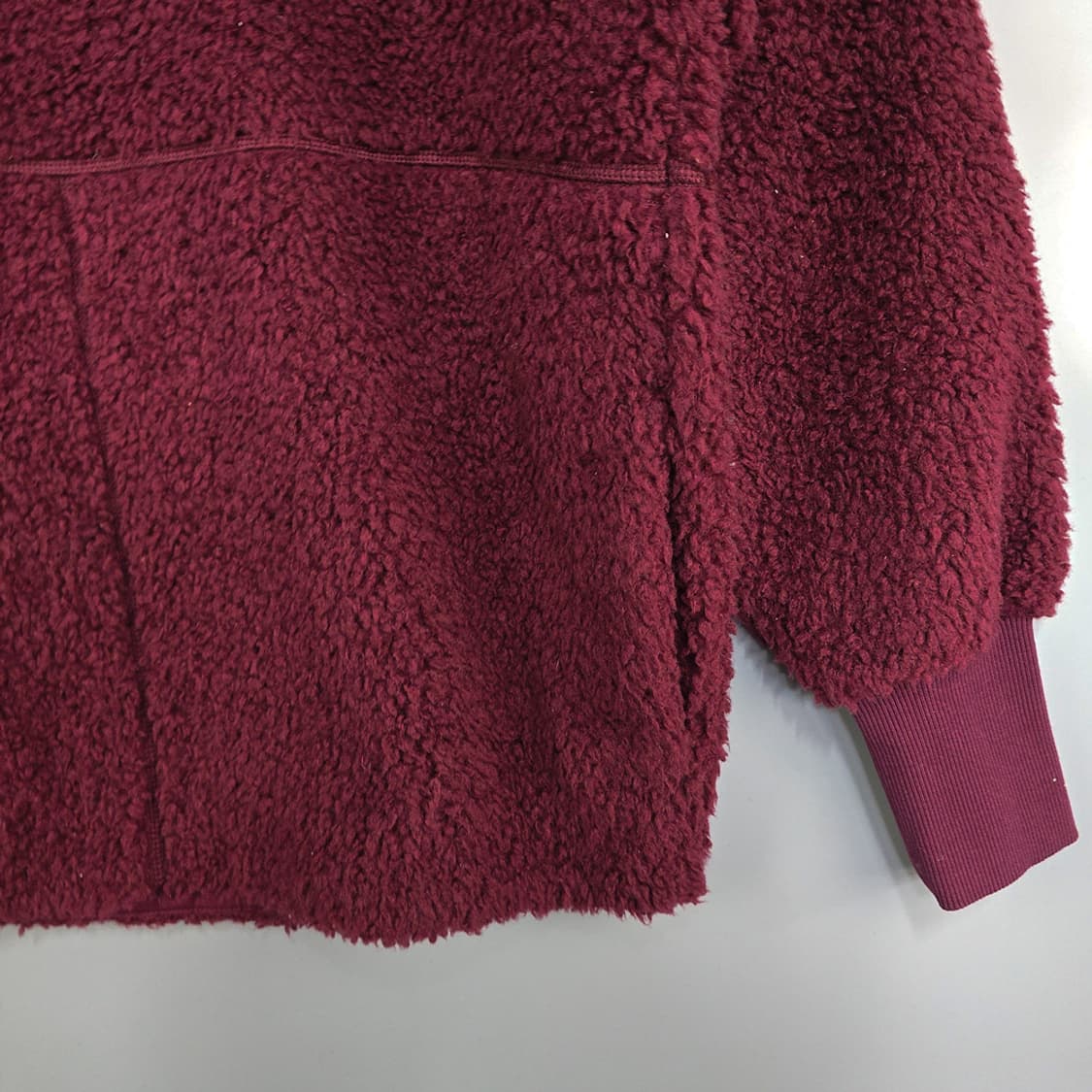 코스(COS) 보아플리스 크루넥 버건디 XS/S 상품이미지3