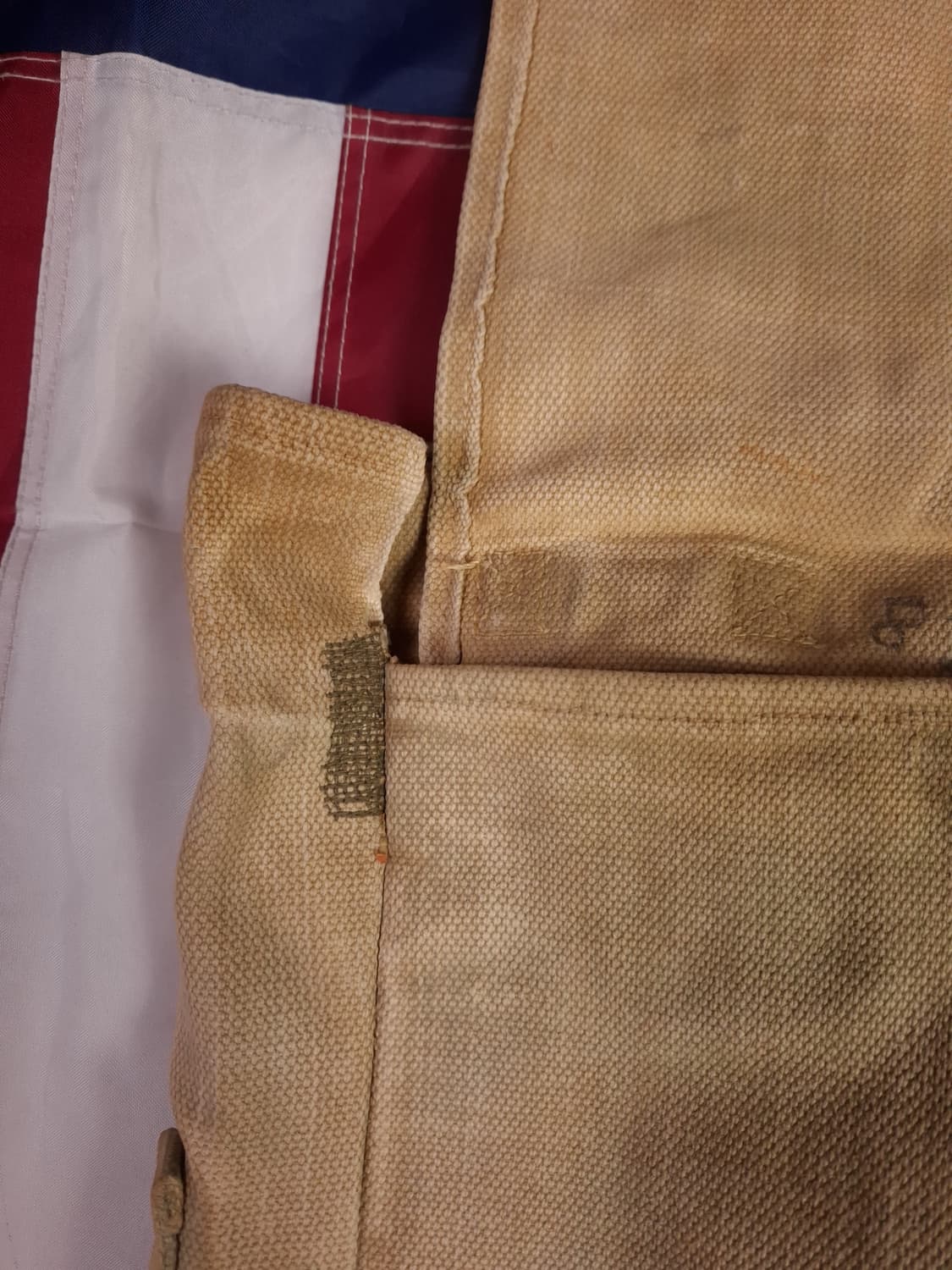 오리지날 WW2 40's P37 영국군 캔버스 백 상품이미지4