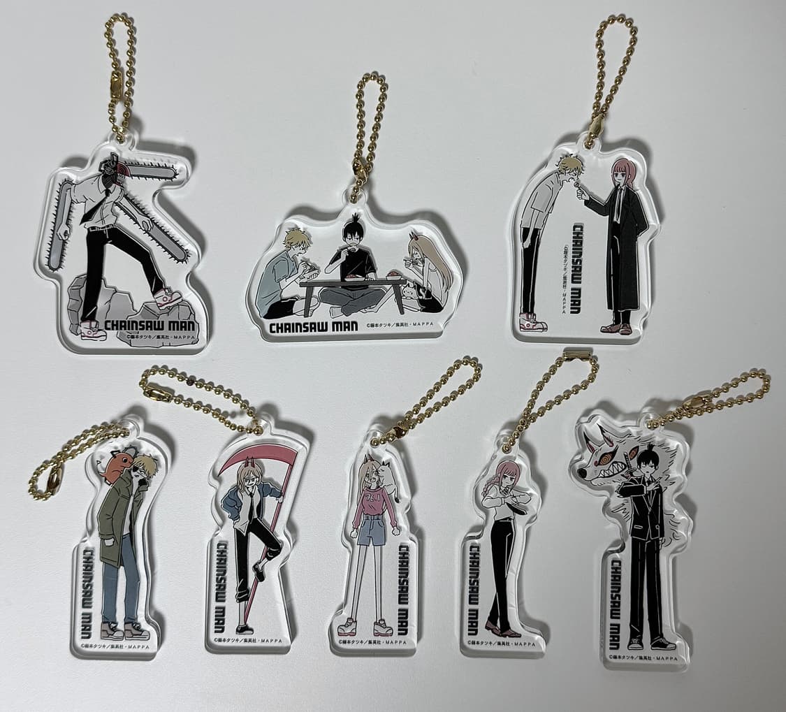 체인소맨 아크릴 키링 키홀더 애니 일본 극장판 레제 덴지 포치타 피규어 상품이미지1
