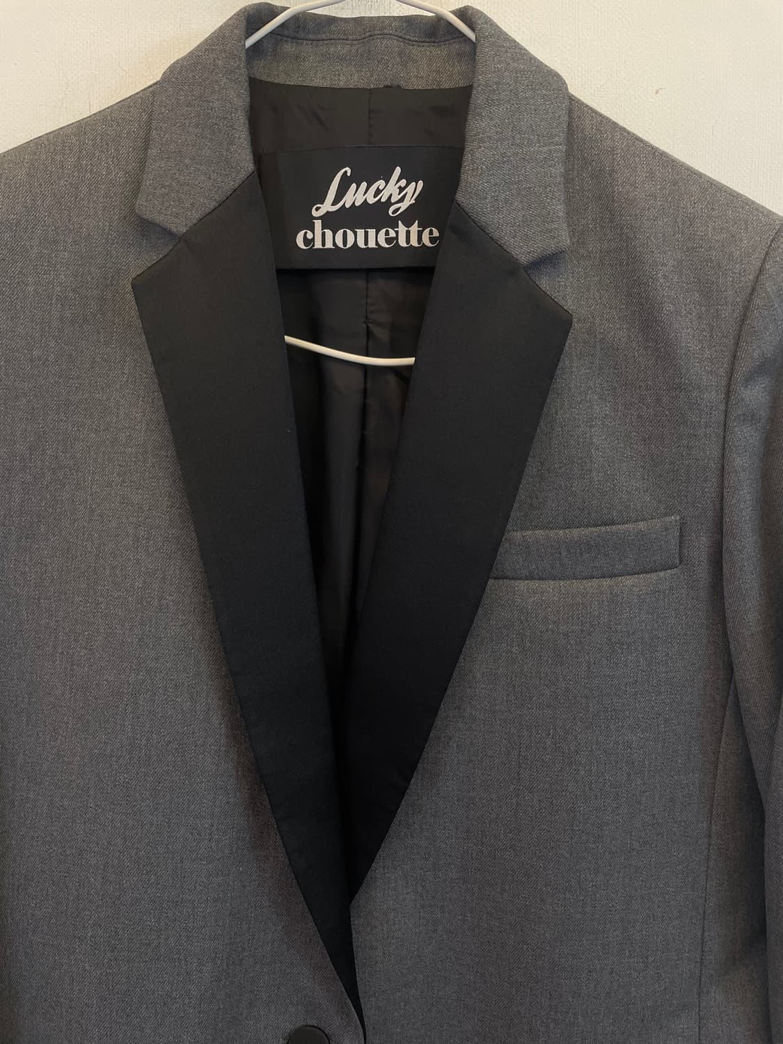 럭키슈에뜨 울자켓 36 블레이저 정장싱글자켓:) 울100 하객룩오피스룩 상품이미지2