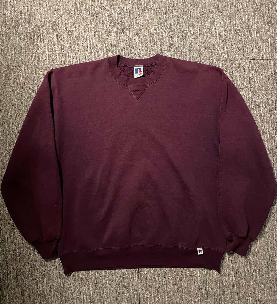 90s 러셀 스웻 맨투맨 퍼플 USA [XL] 상품이미지4