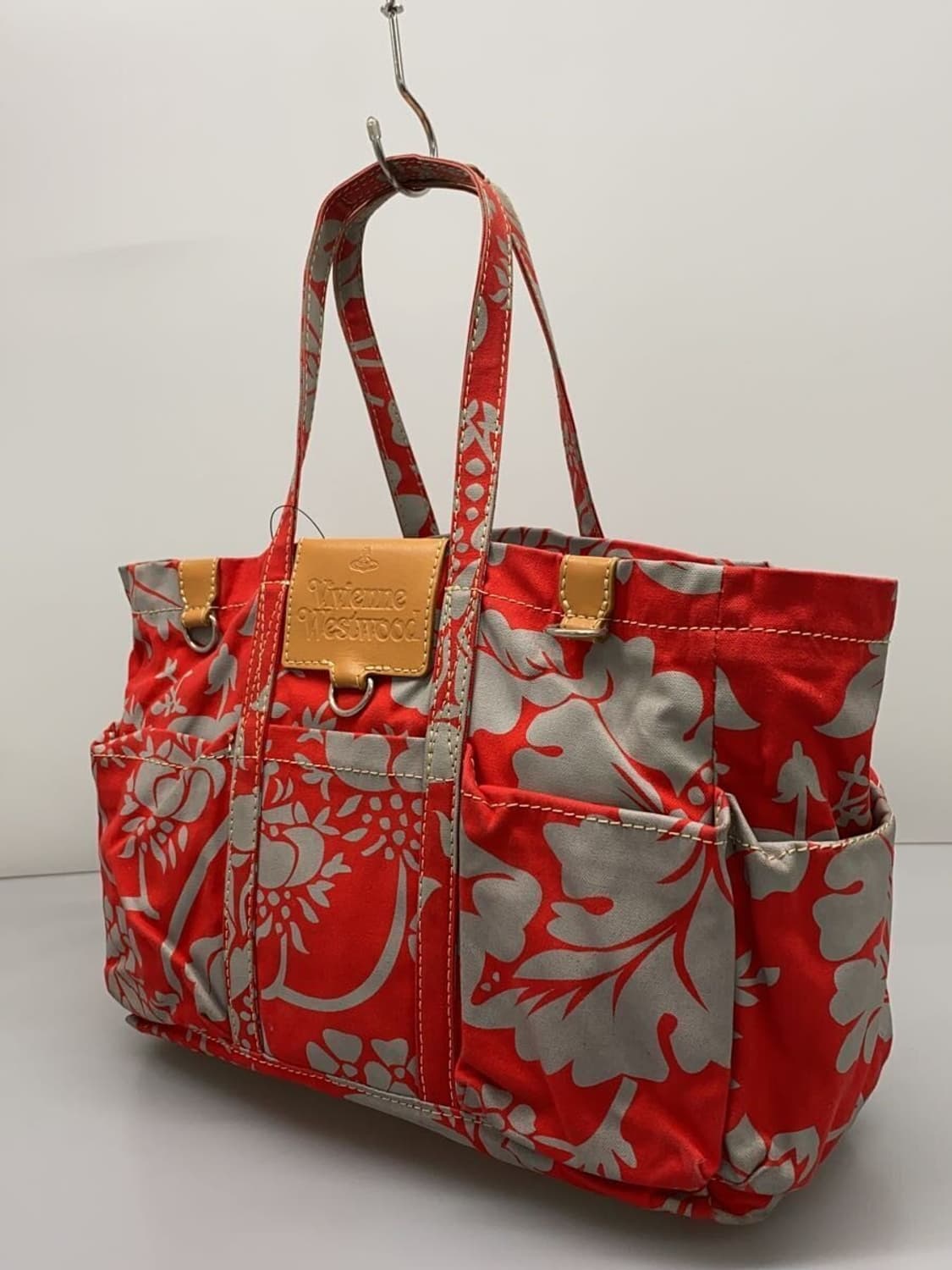 비비안 웨스트우드 꽃무늬 코튼 토트백 상품이미지2