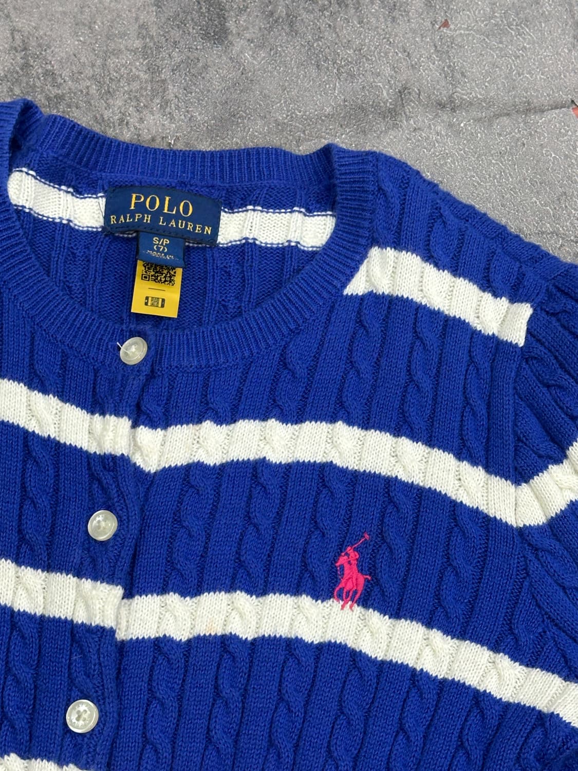 폴로 니트 가디건 키즈 상품이미지2