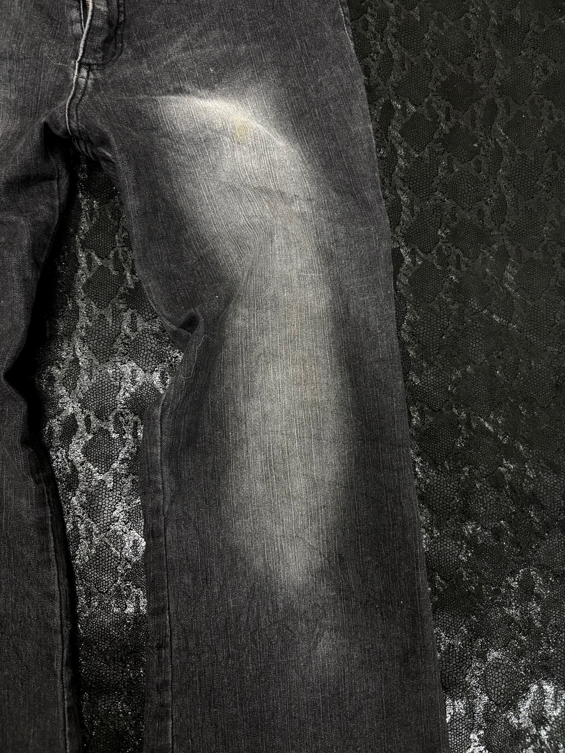 “MASAKI MATSUSHIMA” Y2K Black Washed Boo 상품이미지4