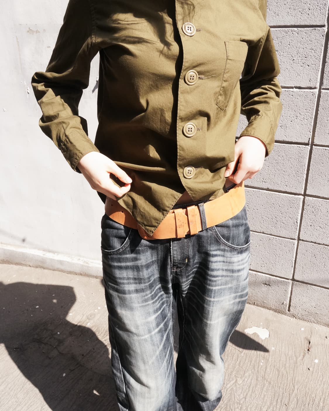 꼼데가르송 와이드 벨트 상품이미지2