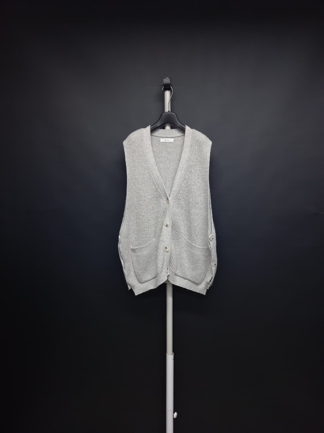 새 AGAIN be 춘추동 루즈박시핏 니트 베스트 F 44-77 상품이미지1