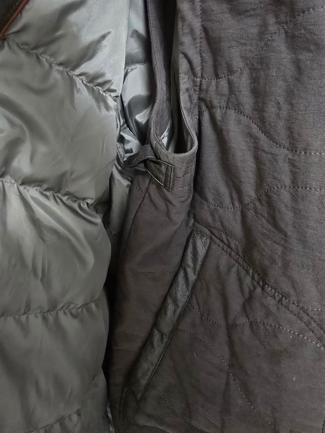 Series 시리즈 양털카라 왁싱 구스다운 코트 95사이즈 상품이미지7