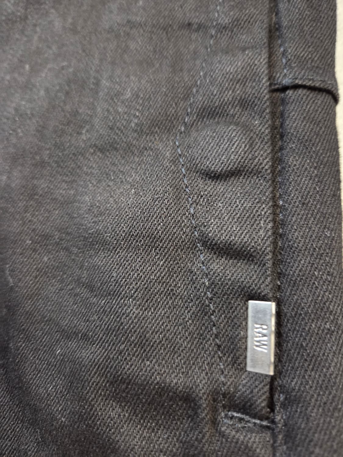 G-Star Raw 블랙 슬림핏 청바지(W26/L32),스판 상품이미지6