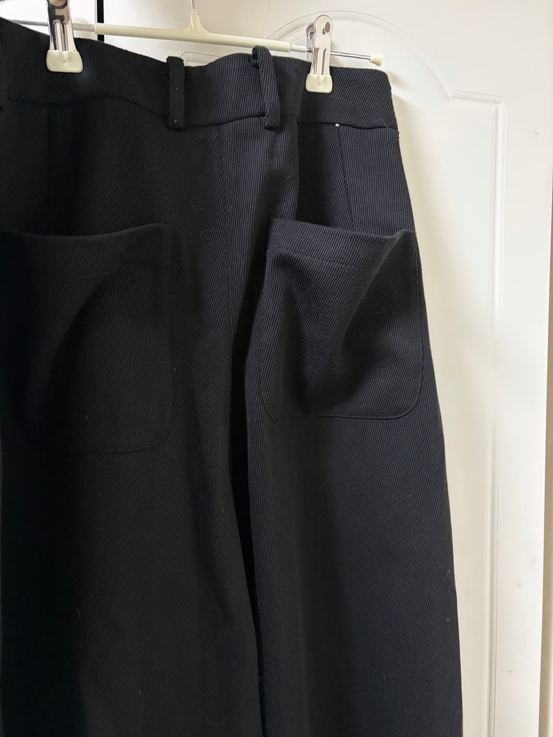 톰보이 블랙 와이드 팬츠 상품이미지2