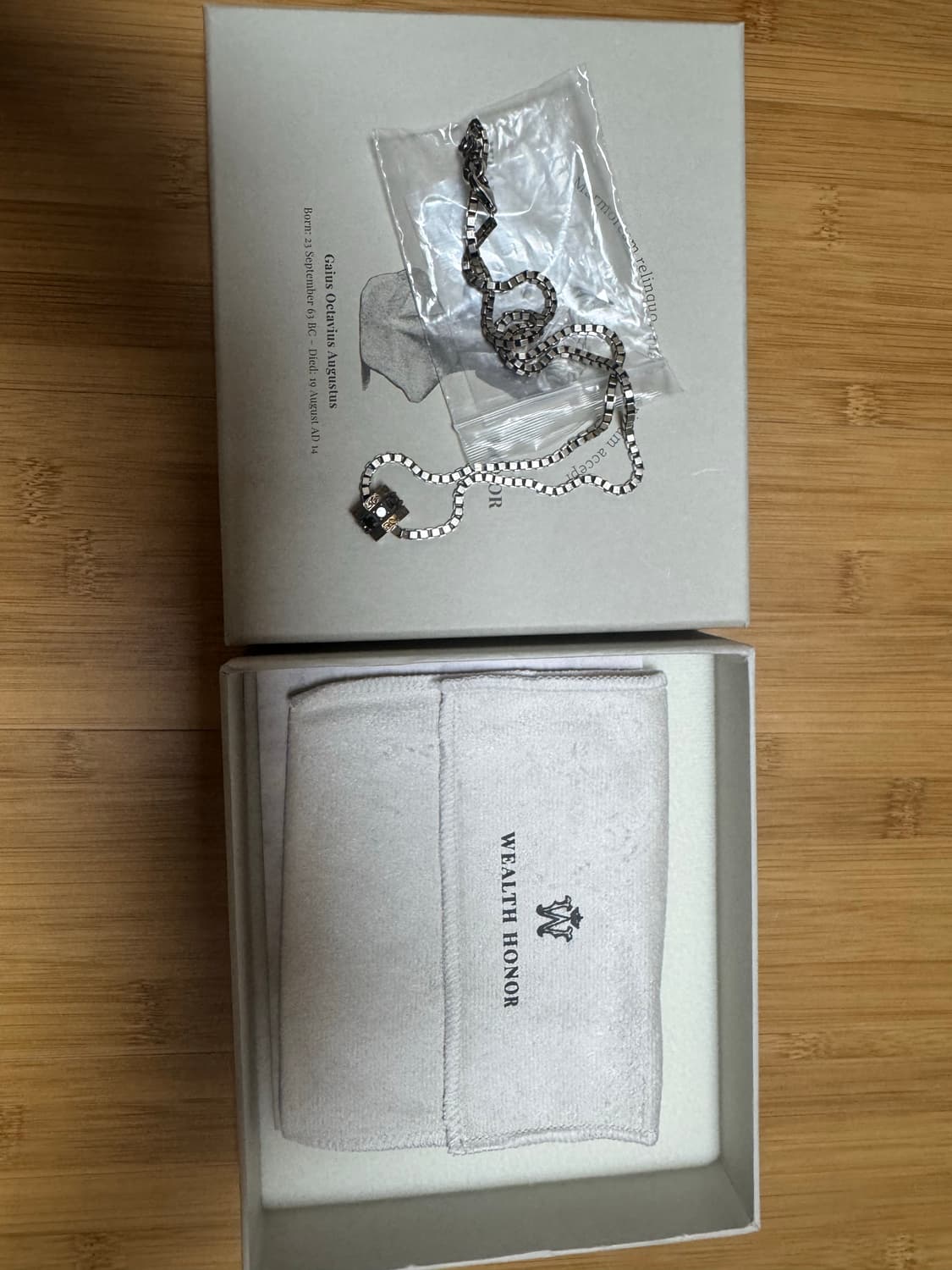 웰스오너 데카곤목걸이 , round acanthus ring 판매 상품이미지1