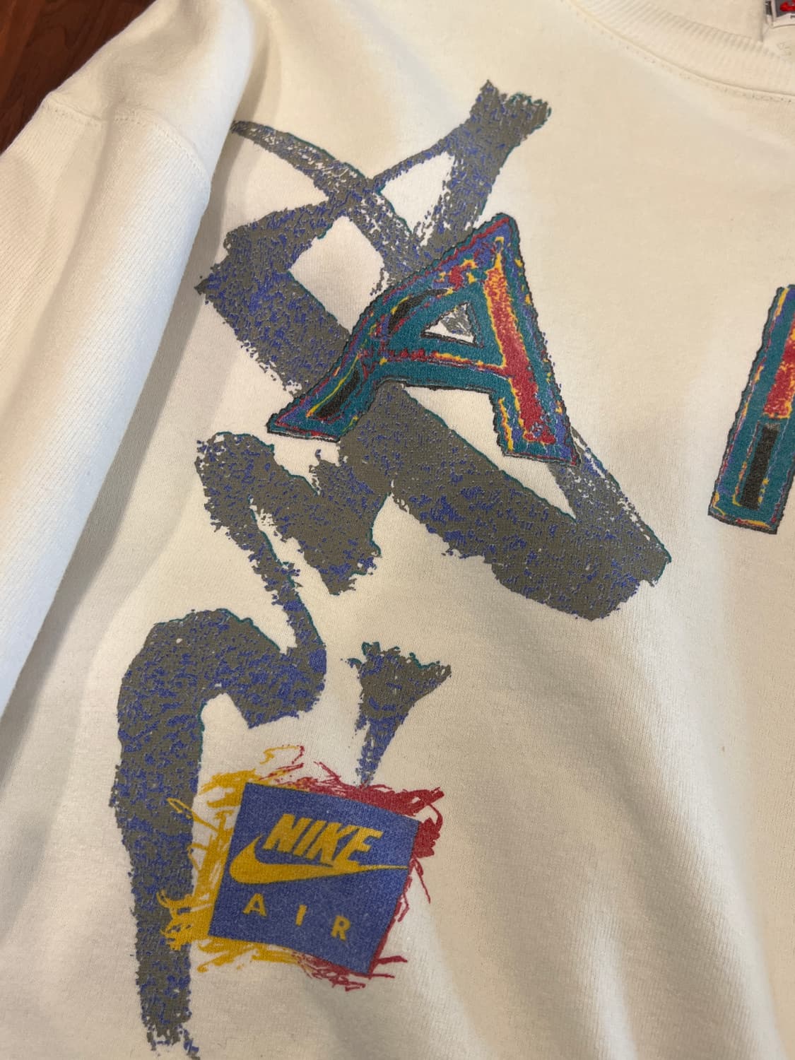 80s Nike 올드 나이키 AIR 스웻셔츠 (made in USA) 상품이미지8