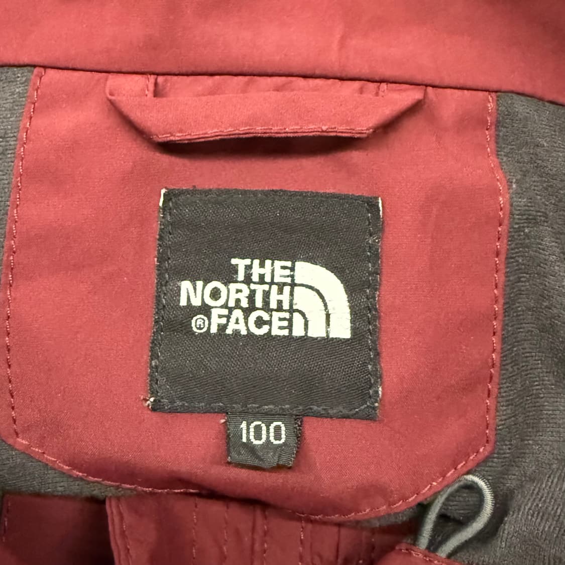 [정품/100] 노스페이스 바람막이 자켓 네이비 버건디 b16 상품이미지5
