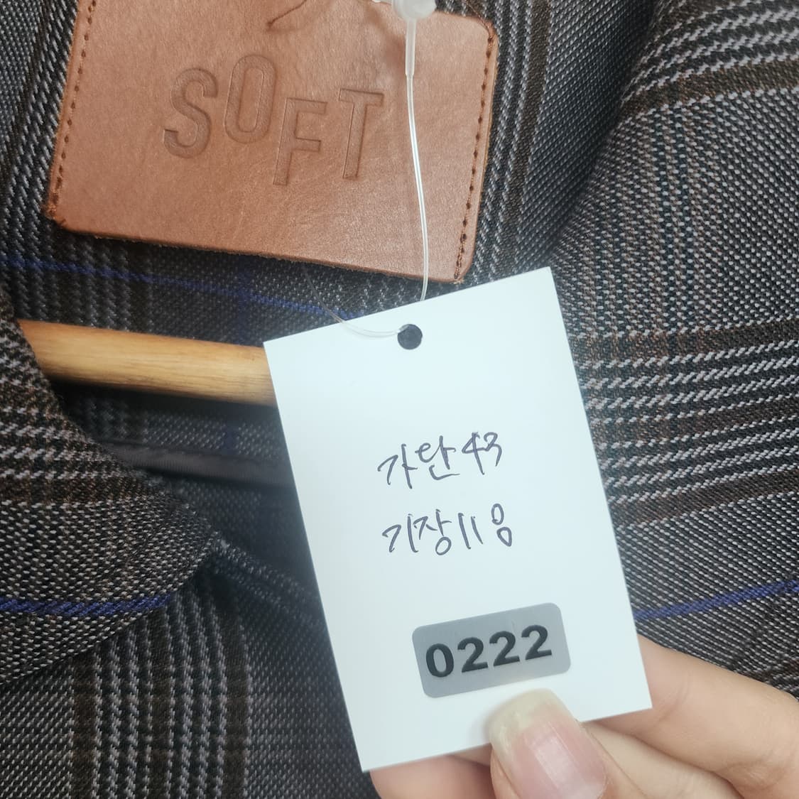 소프트서울 체크 롱 트렌치코트 상품이미지9