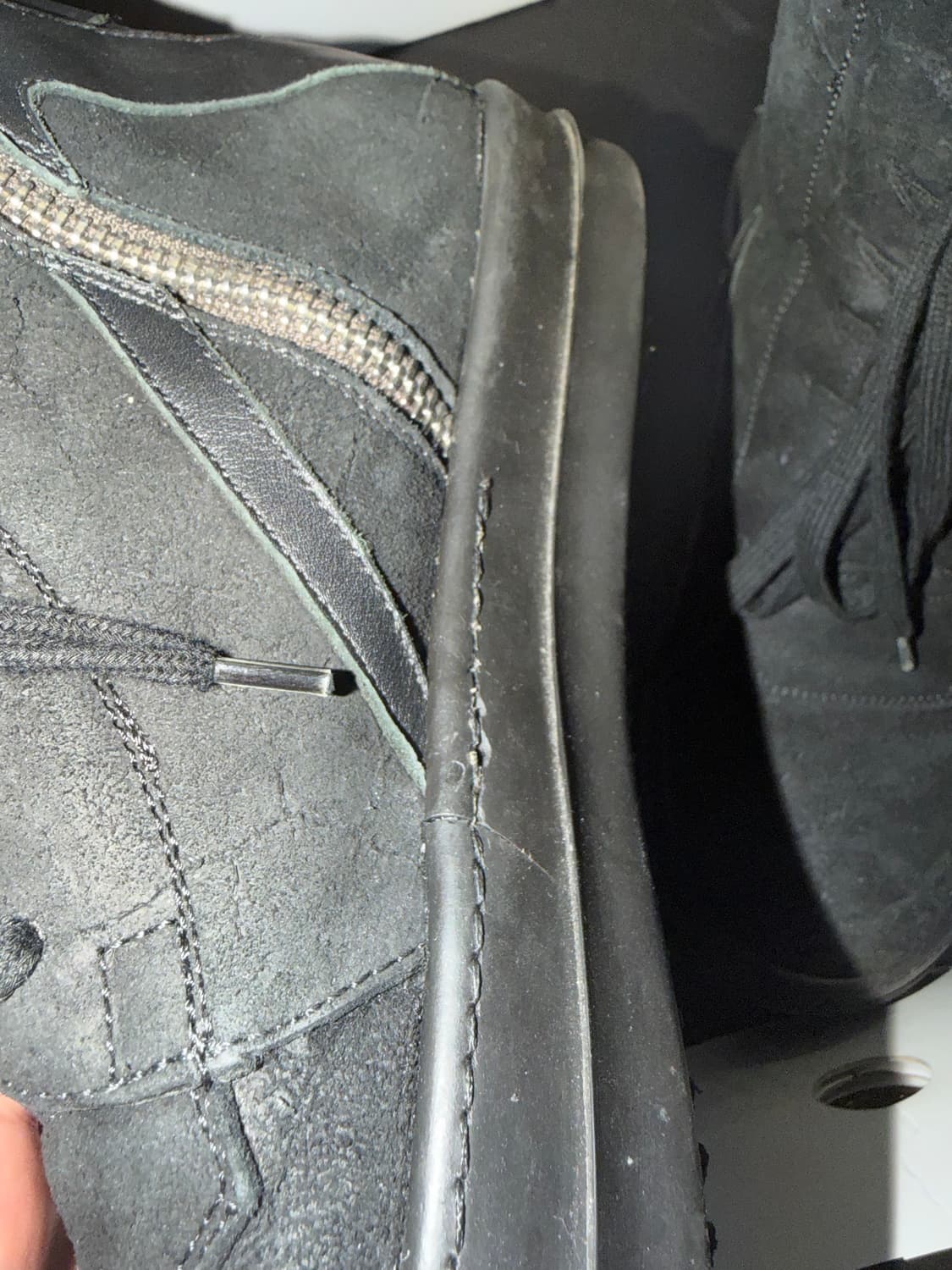 Rick Owens suede geobasket black 42 상품이미지9