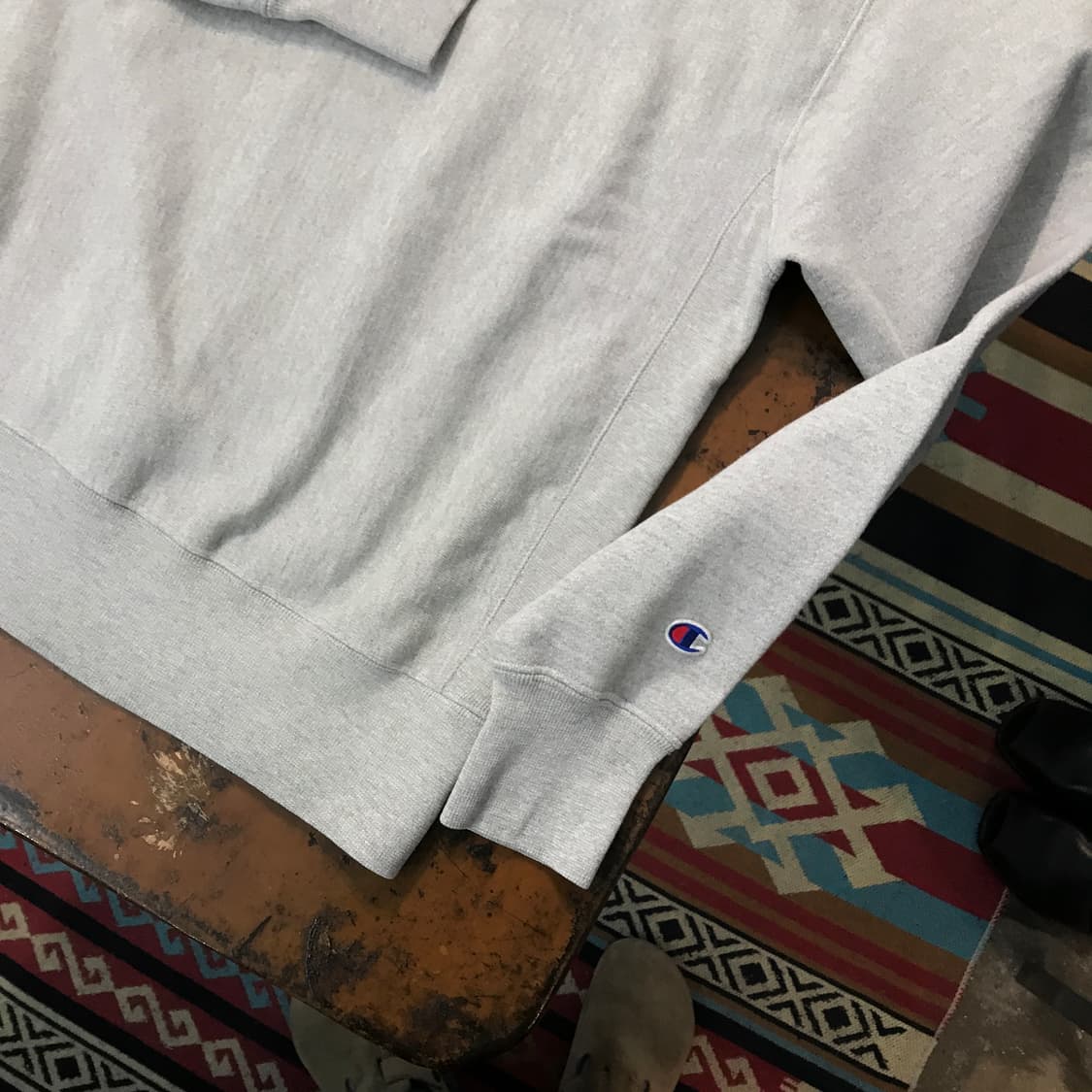 챔피온 리버스위브 그레이 기모 맨투맨 남성 102 105 여성 프리사이즈 상품이미지3