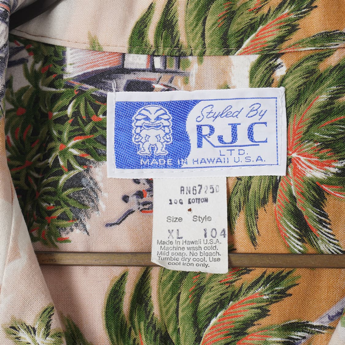 RJC (Hawaiian, USA Made) 하와이안 셔츠 XL 상품이미지5