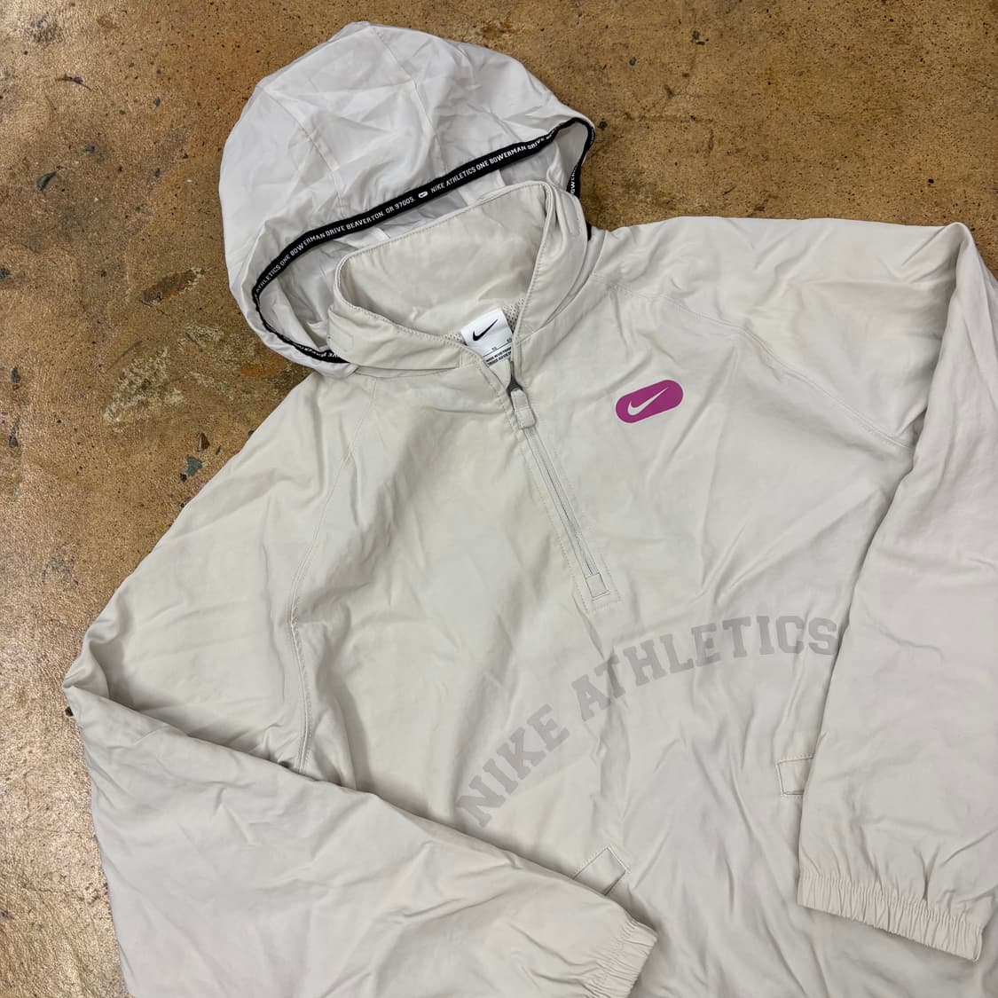 [정품/80,xl] 나이키 애슬레틱스 바람막이 아노락 후드 b15 상품이미지1