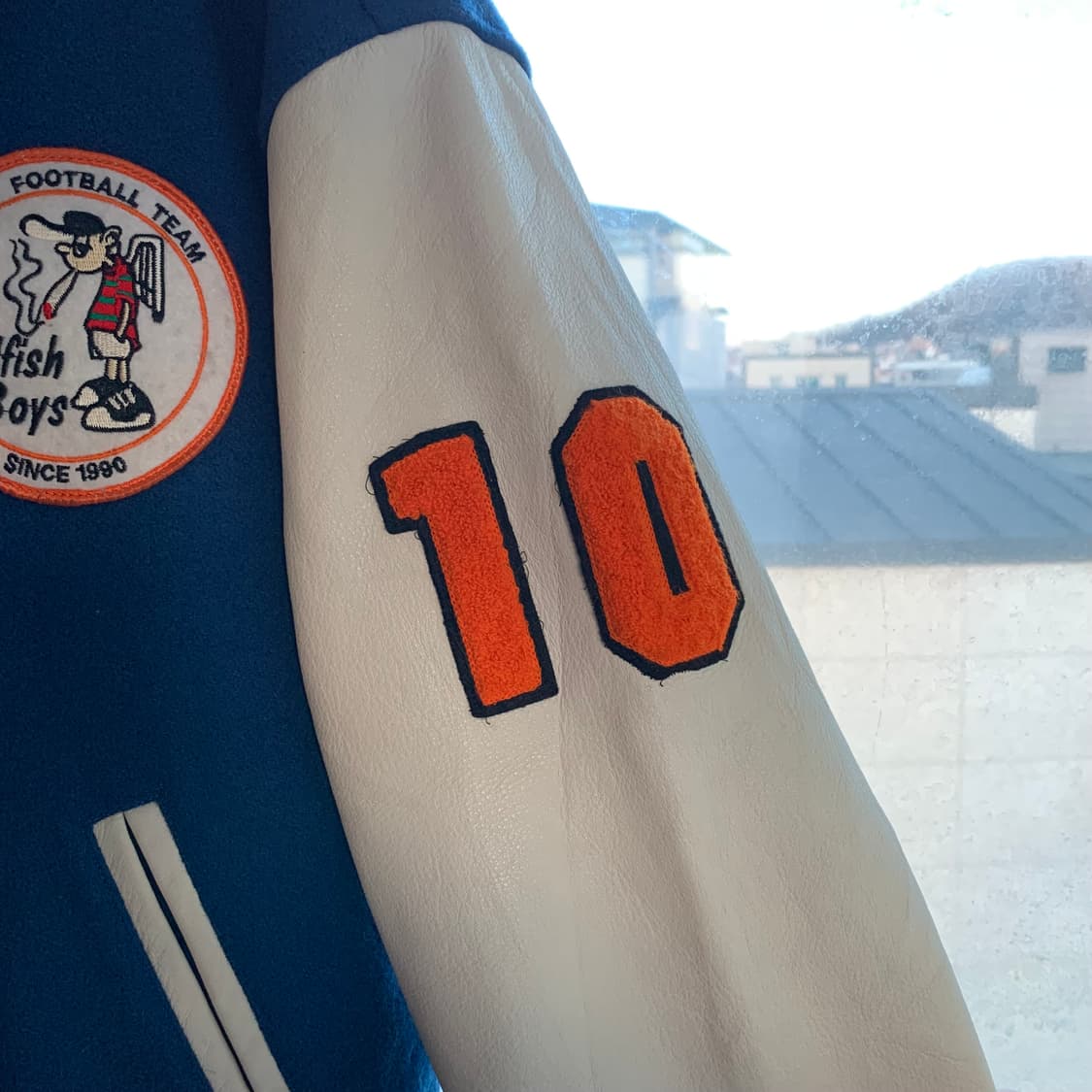 selfish boys rugby varsity jacket 상품이미지3