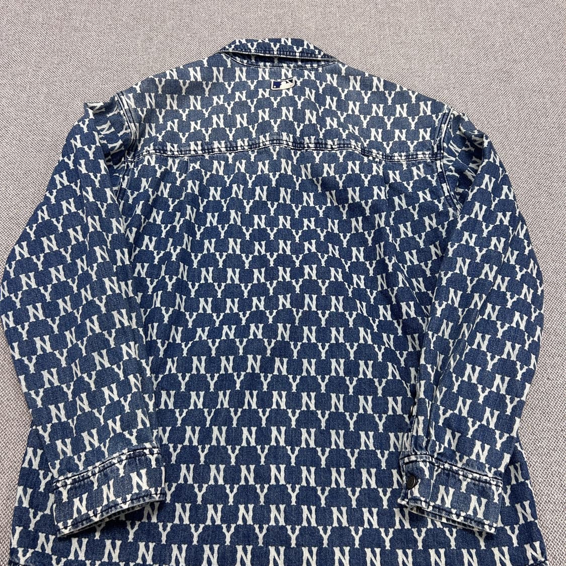 MLB 양키스 모노그램 데님셔츠(L) 상품이미지7