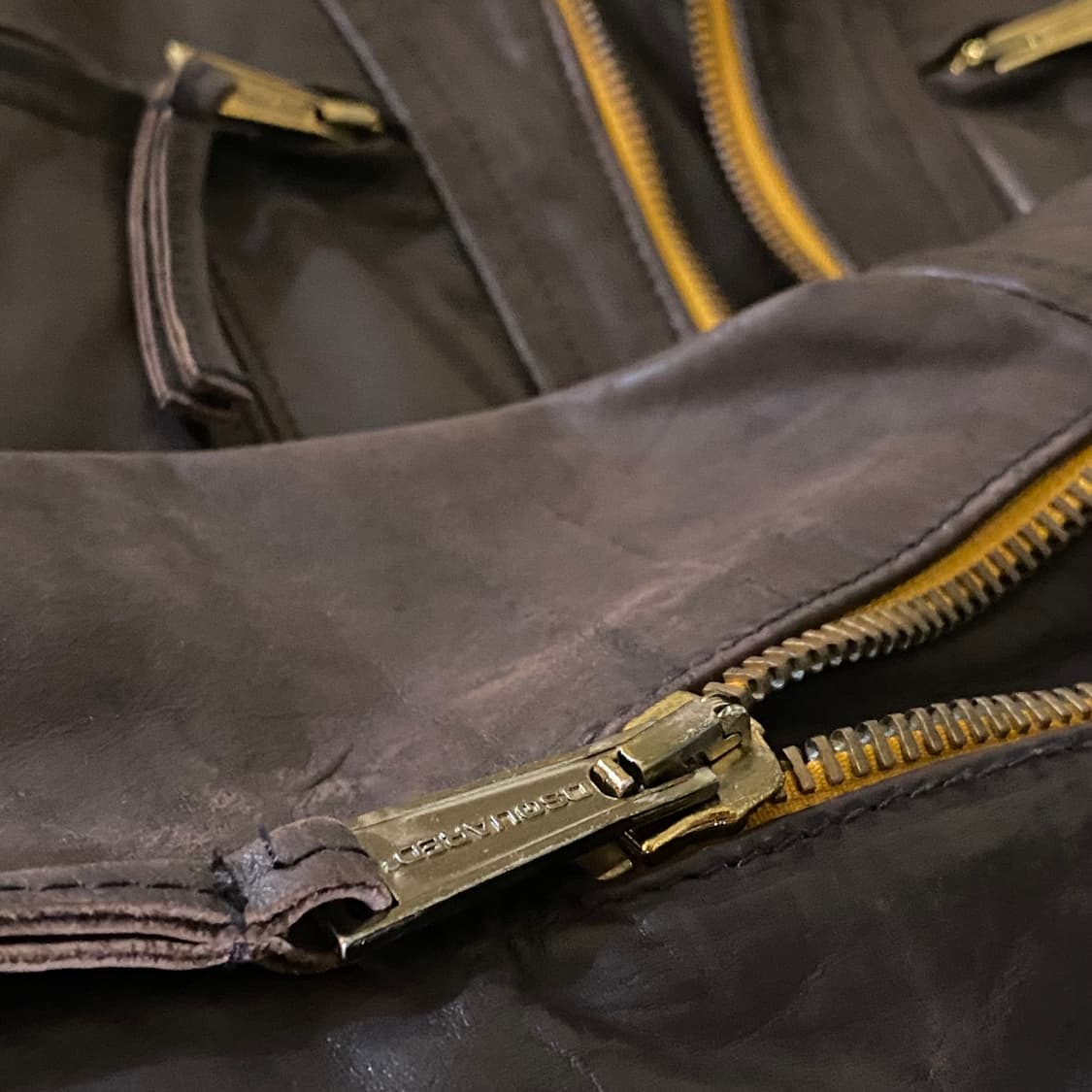 디스퀘어드2 다크브라운 싱글레더 자켓 상품이미지3