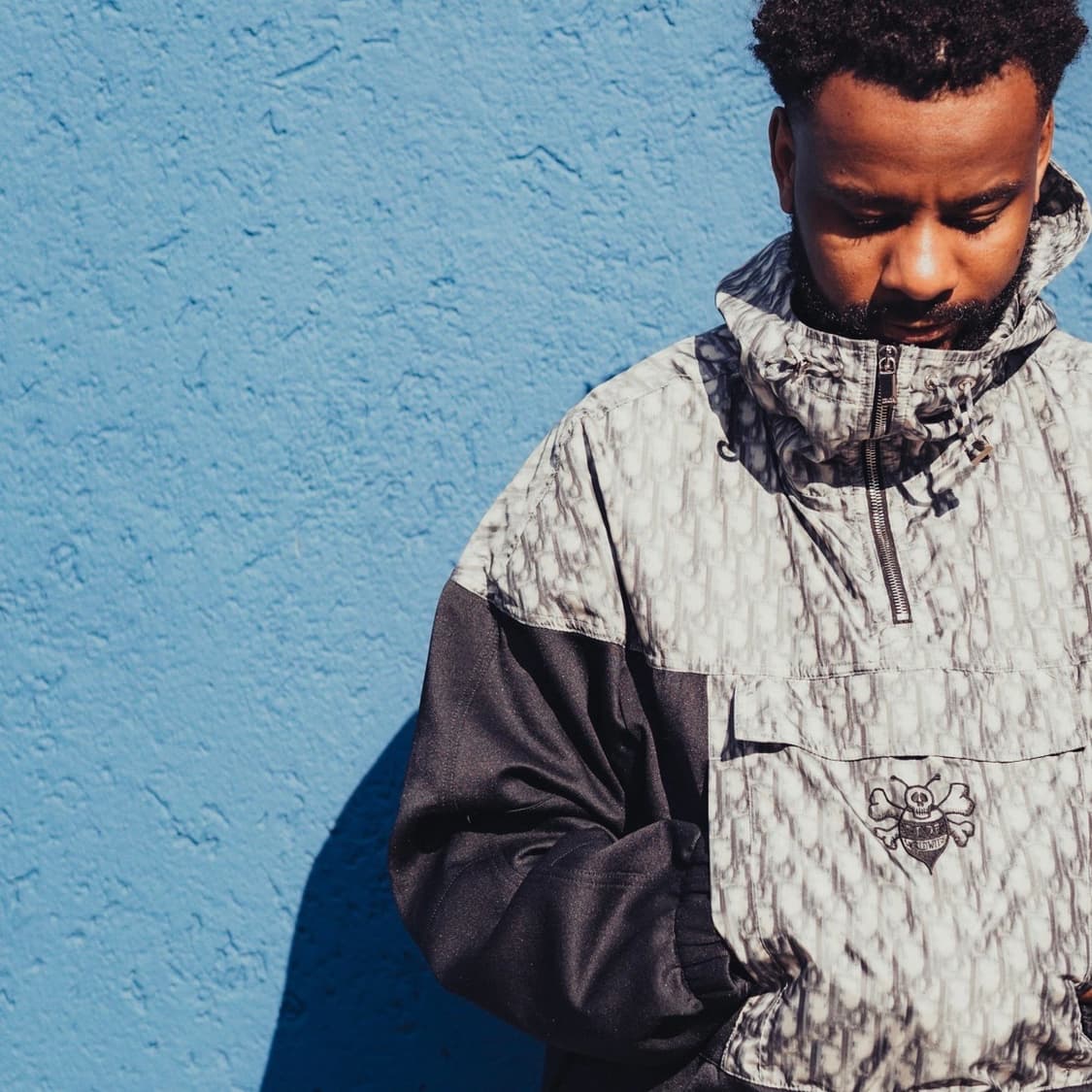 [S+급/2XL] 디올 x 스투시 오블리크 후드 아노락 자켓 블랙 상품이미지8