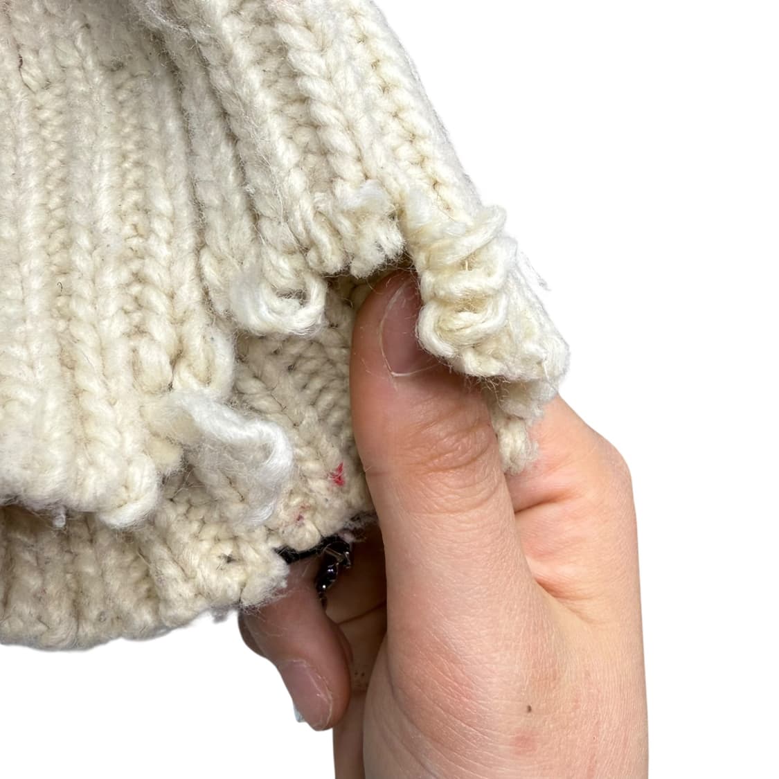 우먼 노르딕 니트 집업 상품이미지6