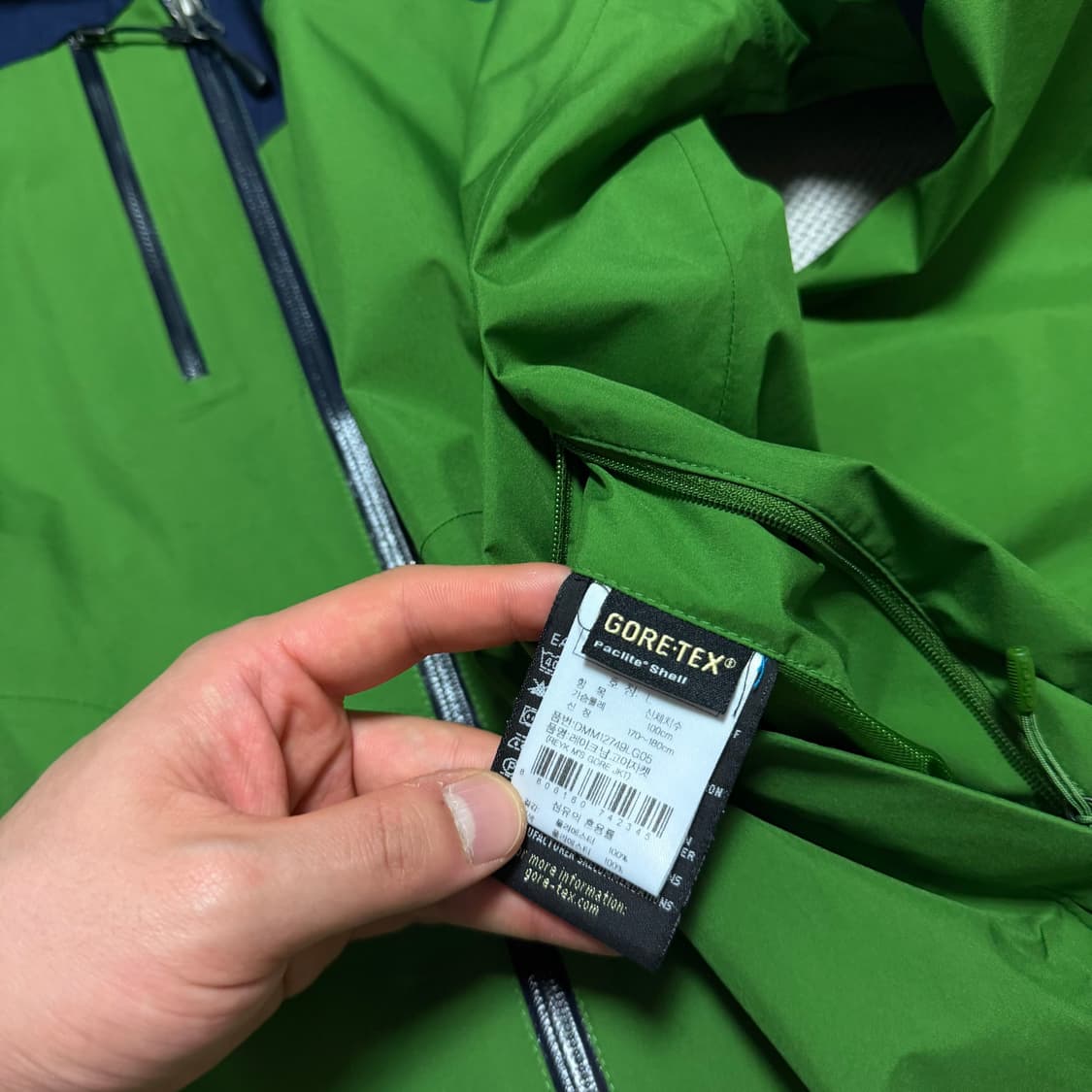 아이더 고어텍스 팩라이트쉘 바람막이 자켓 상품이미지4