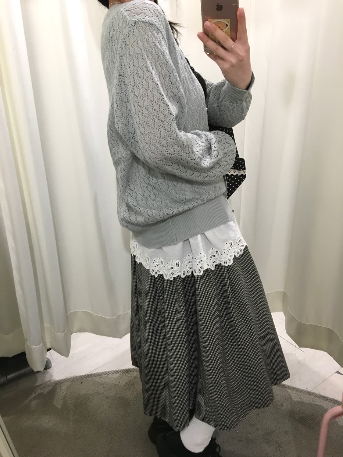 misty blue crochet cardigan 상품이미지5