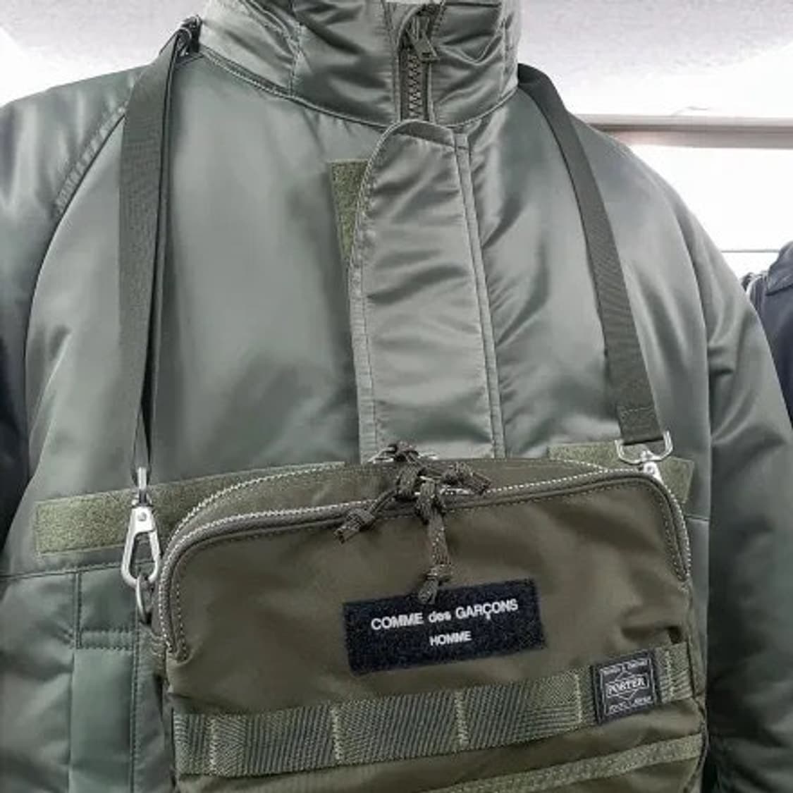 포터x꼼데가르송 옴므 숄더백 상품이미지4