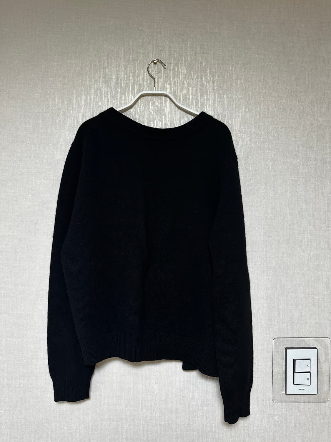 EE 2way cardigan black 상품이미지2