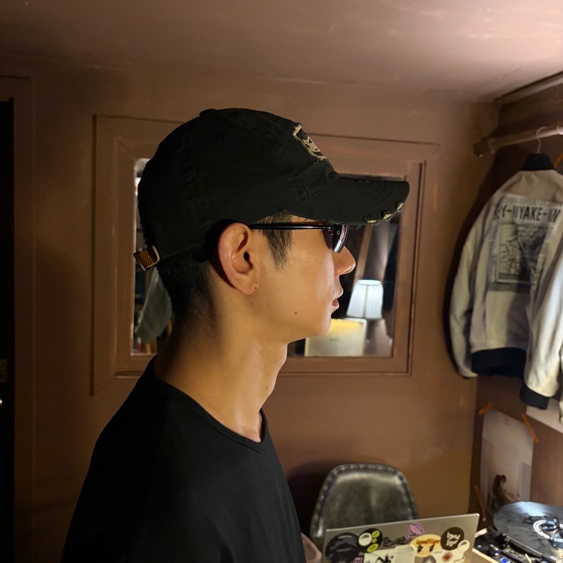 VON DUTCH DISTRESS GRUNGE BALL CAP BLACK 상품이미지2