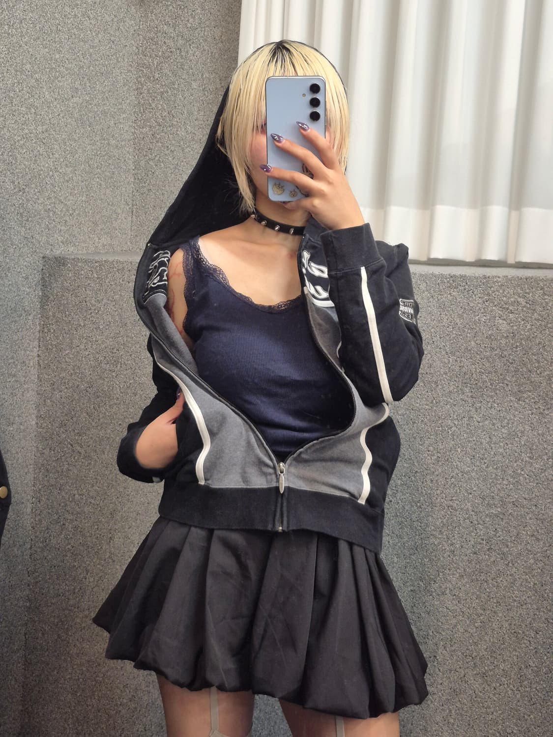 HARLEY DAVIDSON lettering hood zipup 상품이미지2