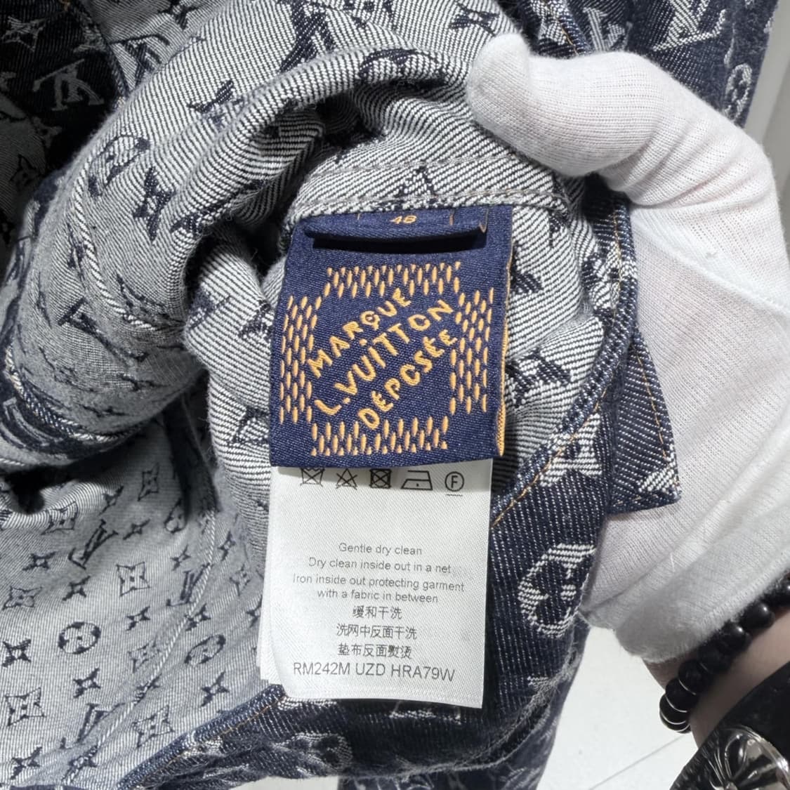 48 / 루이비통 모노그램 자카드 데님 자켓 상품이미지5