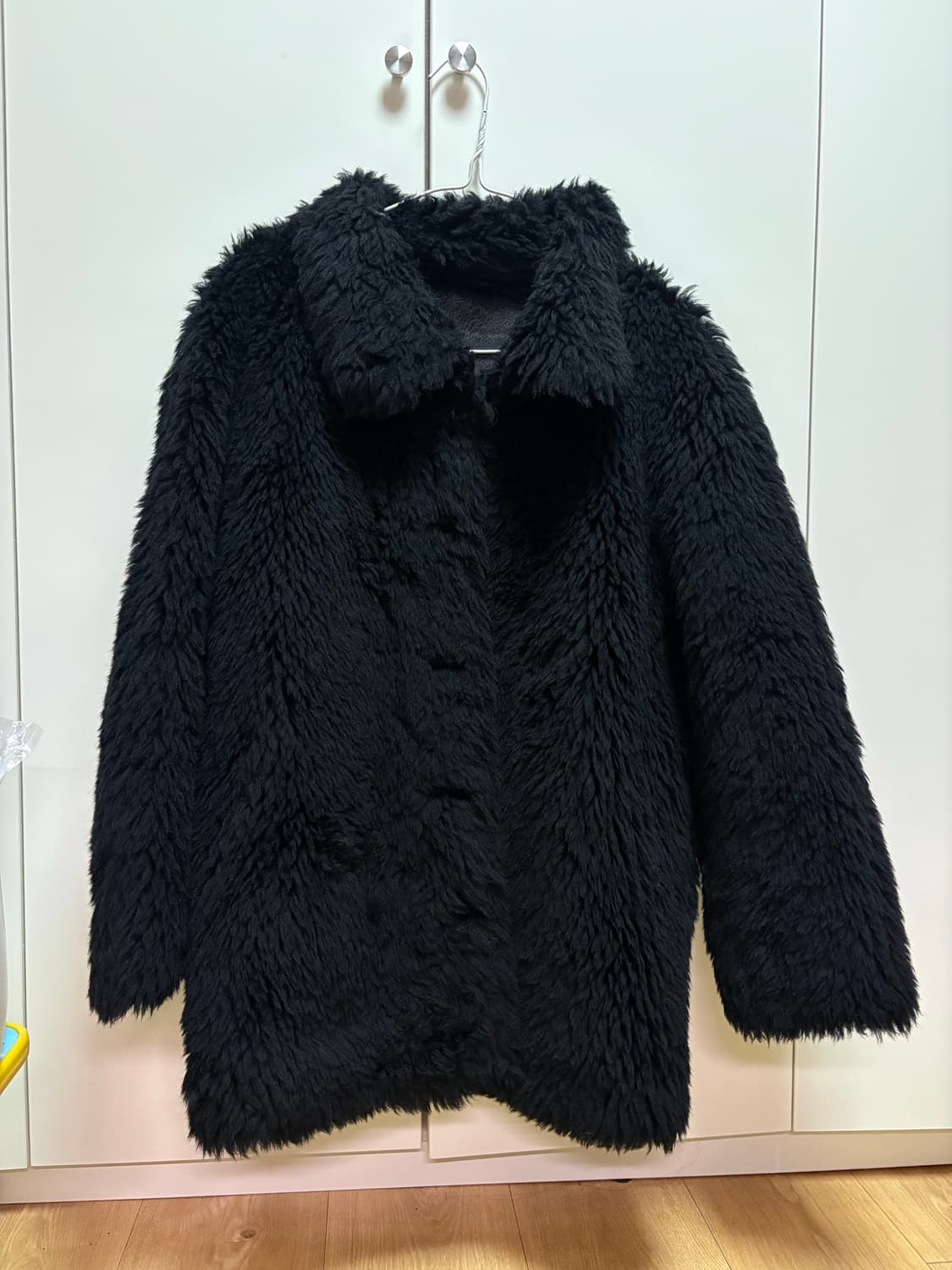 미디움 기장 퍼자켓 상품이미지1