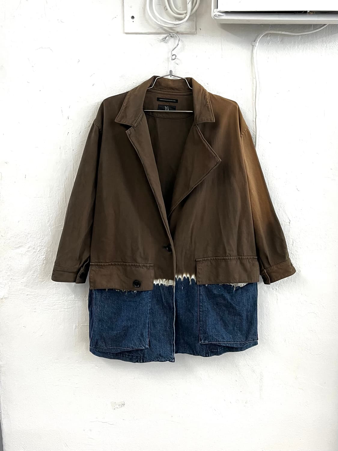 요지야마모토 페이드 블리치 자켓 상품이미지1