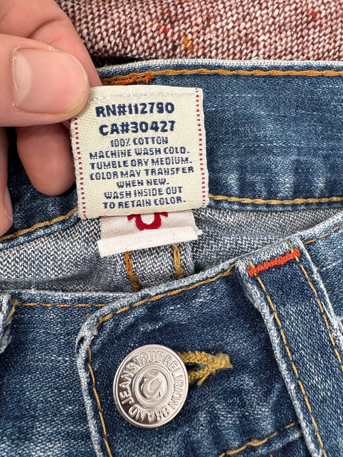 트루릴리젼 TRUE RELIGION “Joey” 데미지 부츠컷 a207 상품이미지3