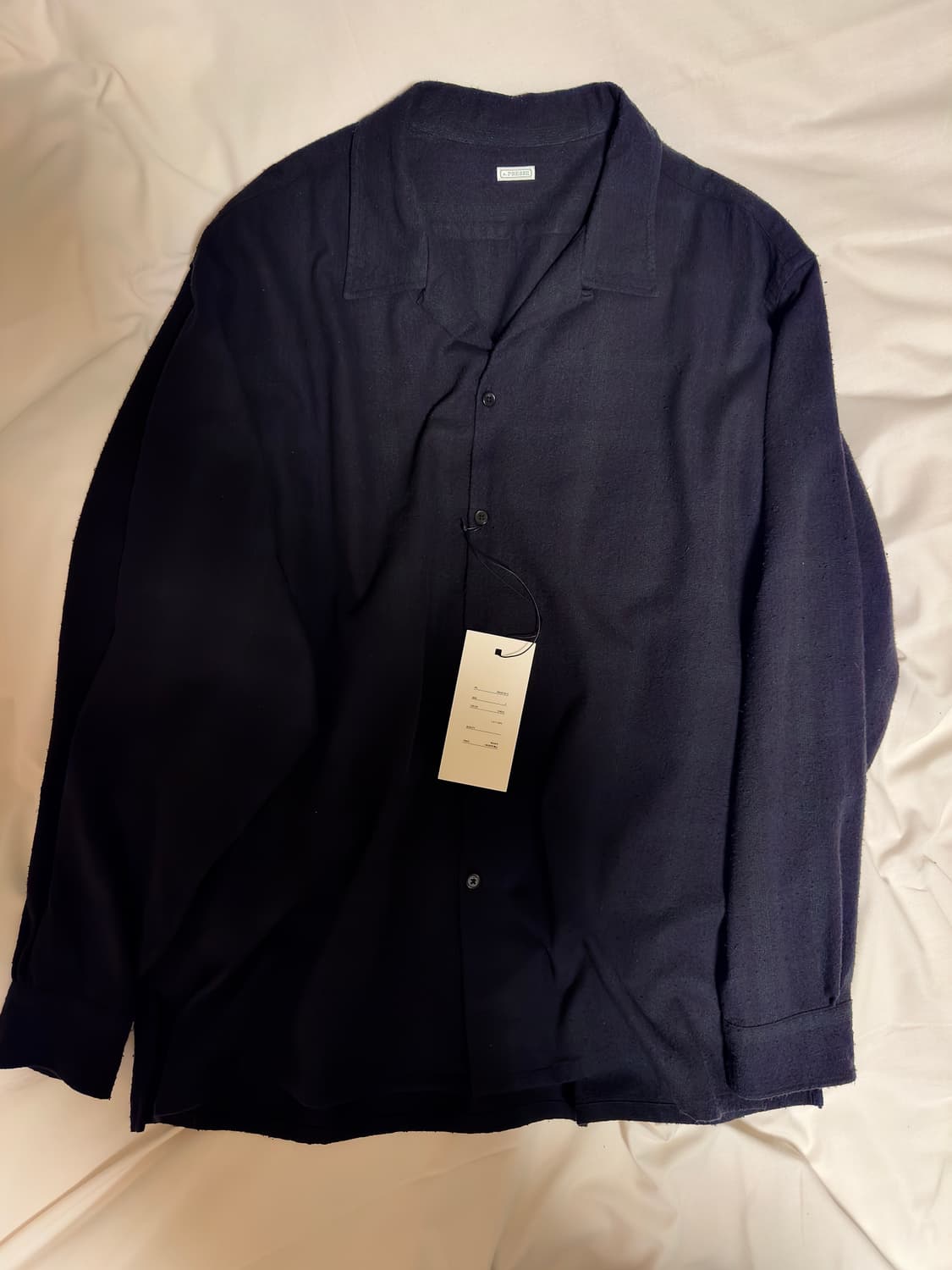 26 아프레쎄 실크넵 루프 칼라 셔츠  상품이미지1