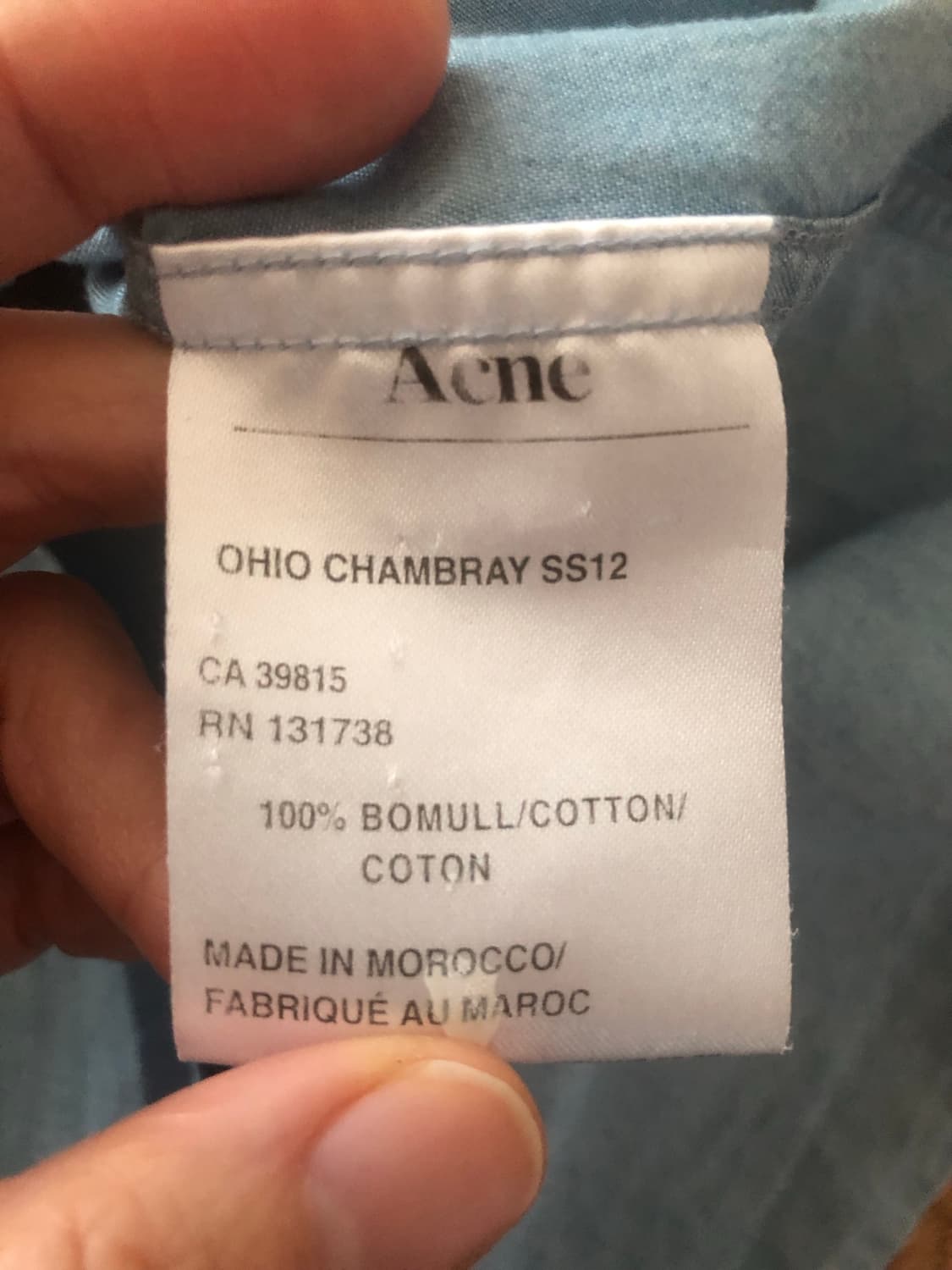 Acne denim shirts 상품이미지3