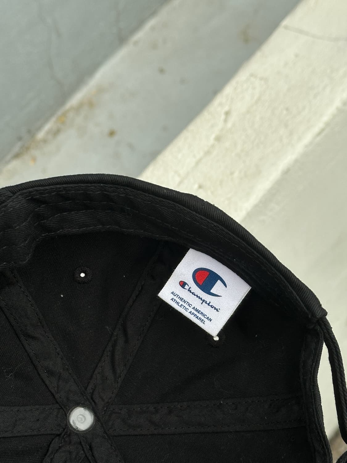 [F] 챔피온 블랙 볼캡 모자 (일본판) 상품이미지6